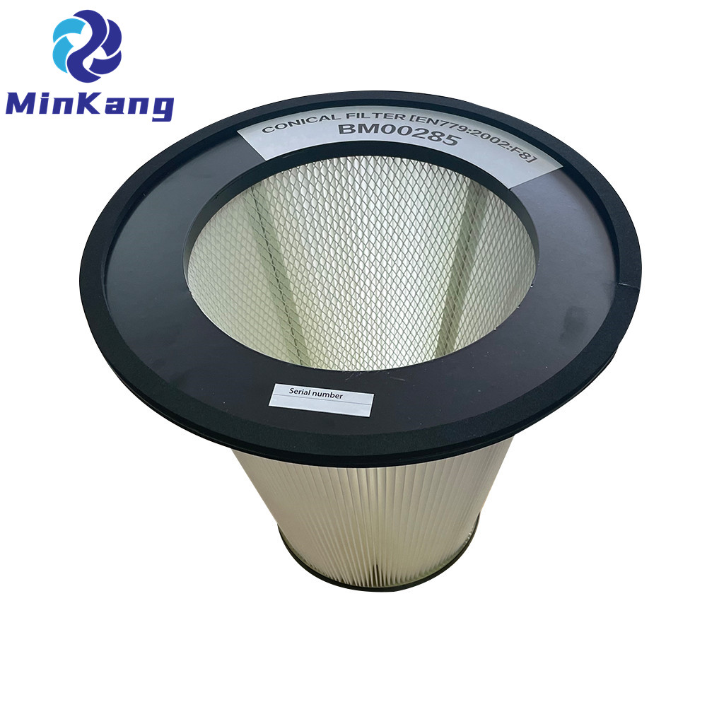 BM00285 Dashclean 工業用防塵掃除機と互換性のある円錐型プレフィルターおよび HEPA フィルター