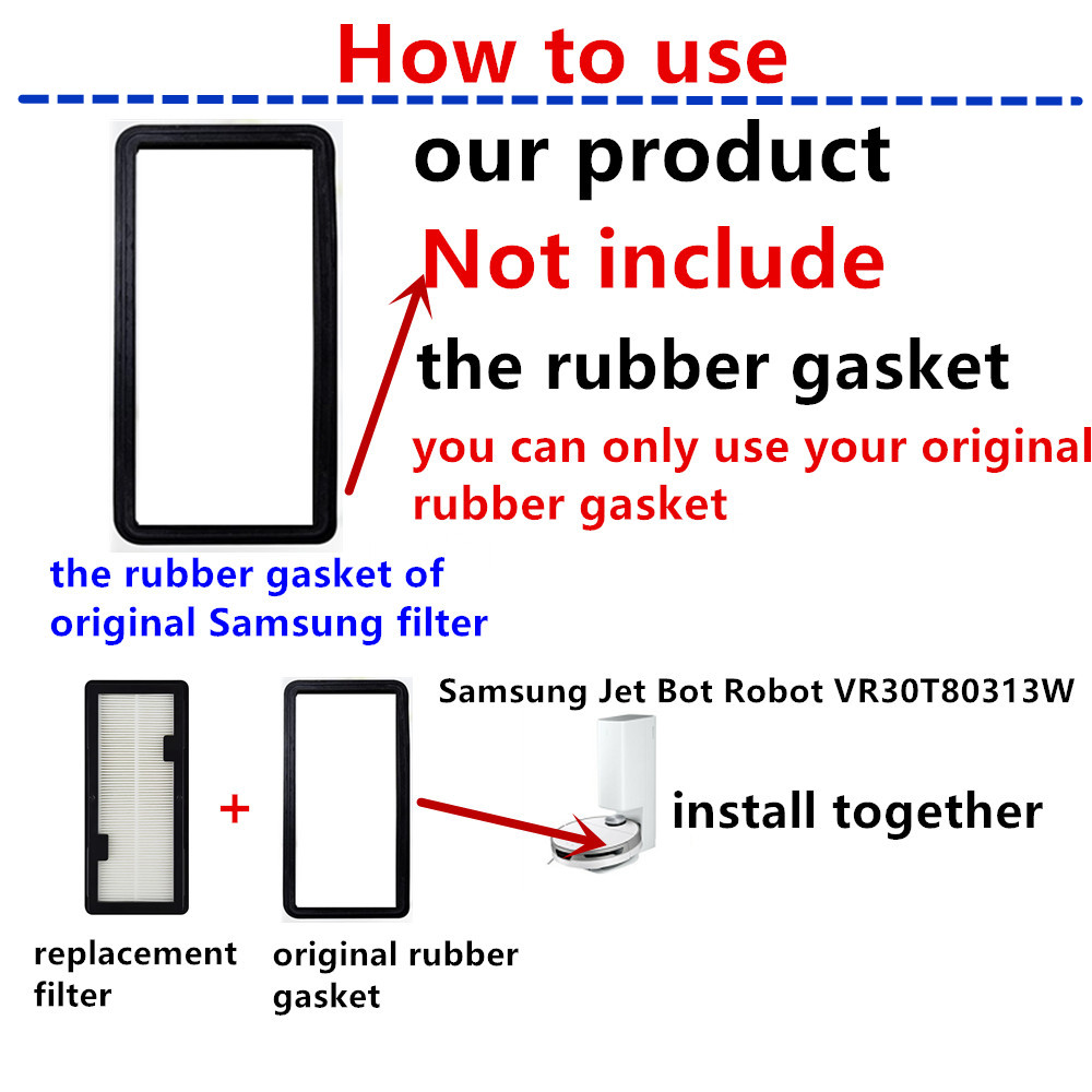  VCA-RAE85A VR30T80313W 用 Samsung VACUUM Clean Station 用プレモーターおよび排気 hepa フィルター