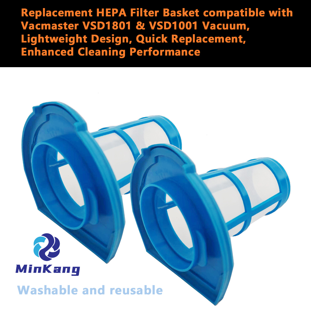vacmaster vsd1801&vsd1001洗浄真空フィルター用の交換HEPAフィルターバスケット