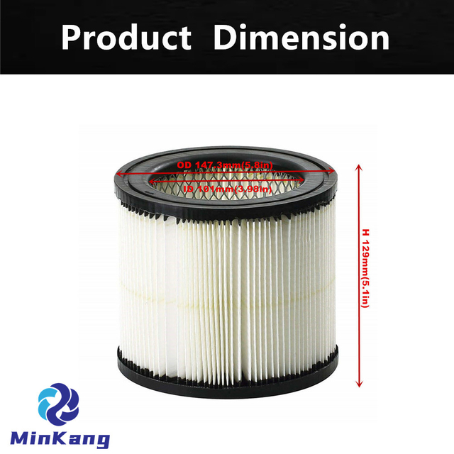 CMXZVBE38752 交換用カートリッジ真空 HEPA フィルター CRAFTSMAN ウェット/ドライ Vac WALL VAC 2002-2004 用 