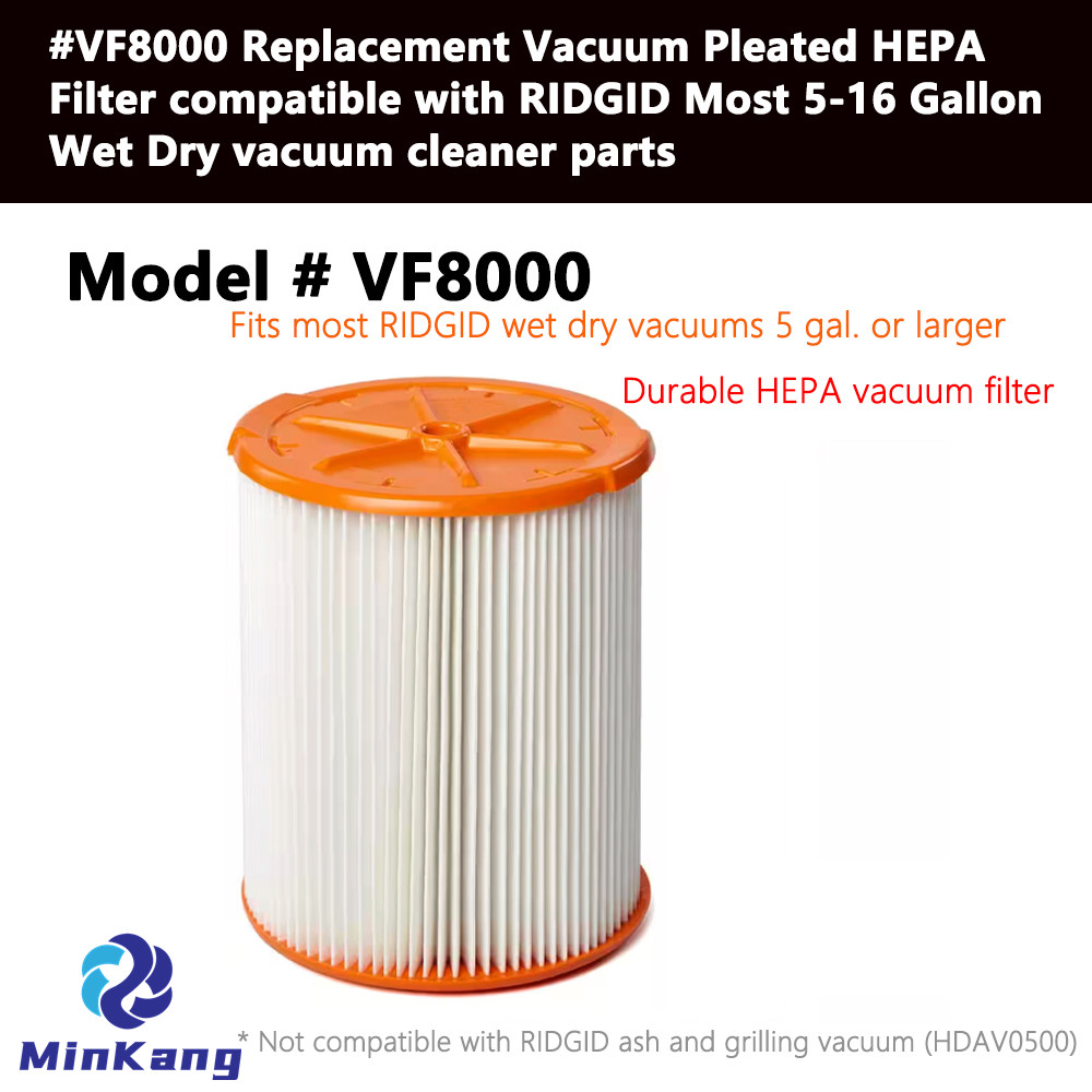  ＃vf8000交換プリーツリッピッドのためのHEPAフィルターほとんど5-16ガロンウェットドライクリーナーのほとんど 