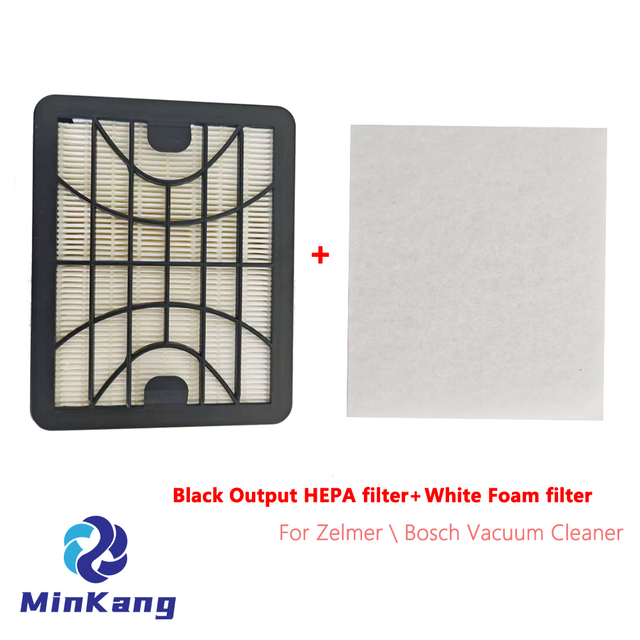 Zelmer Bosch Vacuum Cleaner用の出力HEPAフィルター+フォームフィルターキット 