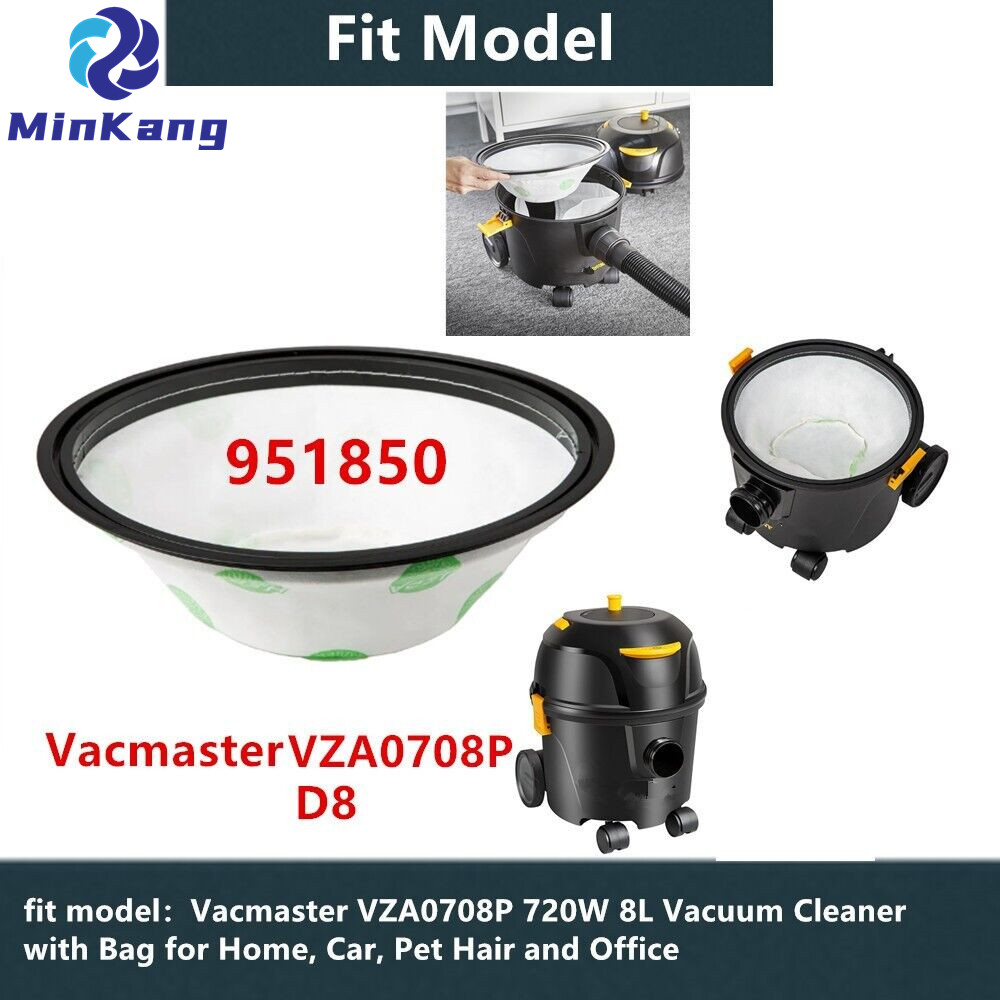 真空 HEPA 13 プレフィルターダストフィルターバッグ Vacmaster D8 VZA0708P 720W 8L 掃除機部品