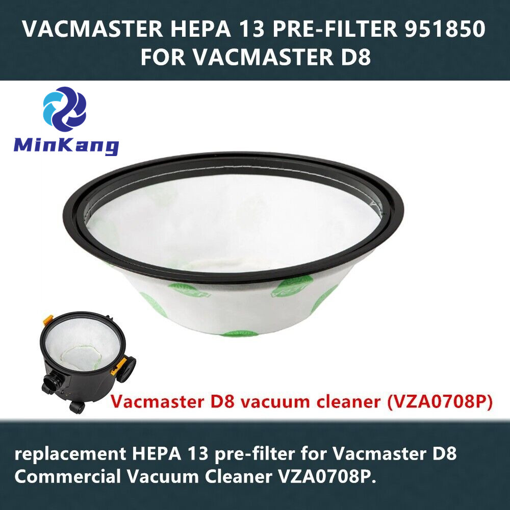 真空 HEPA 13 プレフィルターダストフィルターバッグ Vacmaster D8 VZA0708P 720W 8L 掃除機部品