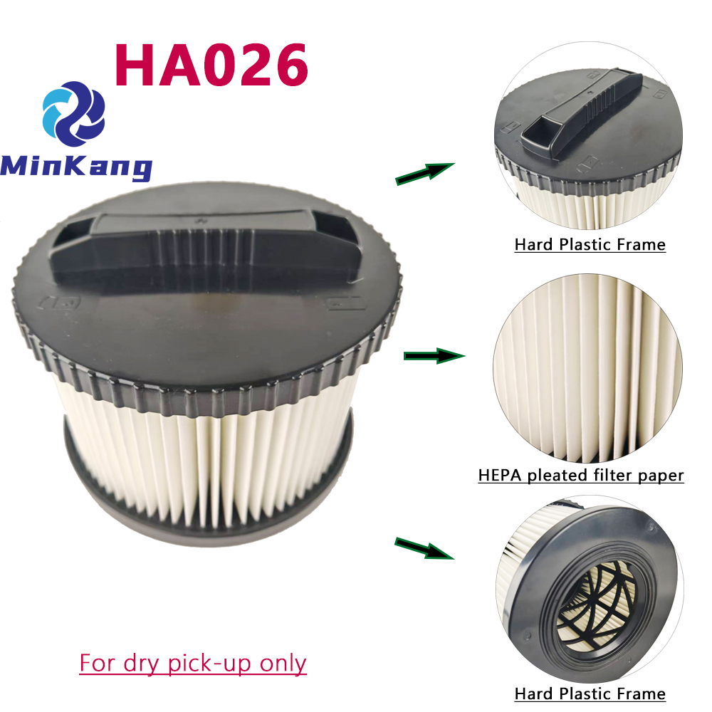 HA026 Hercules WaseThite真空HEPAフィルタークリーニング用の洗濯可能で再利用可能な交換HEPAフィルター