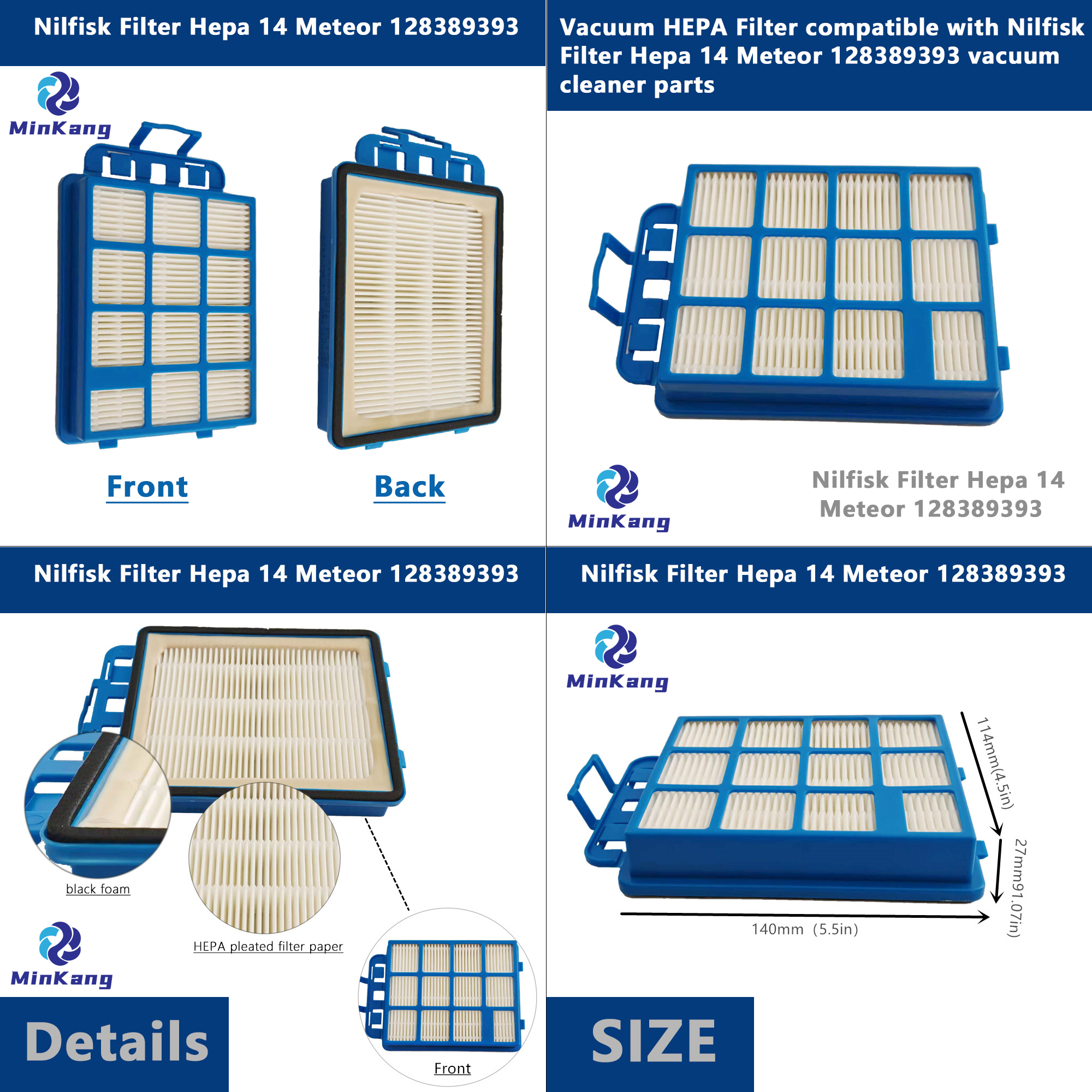 ニルフィスク Hepa 14 フィルター