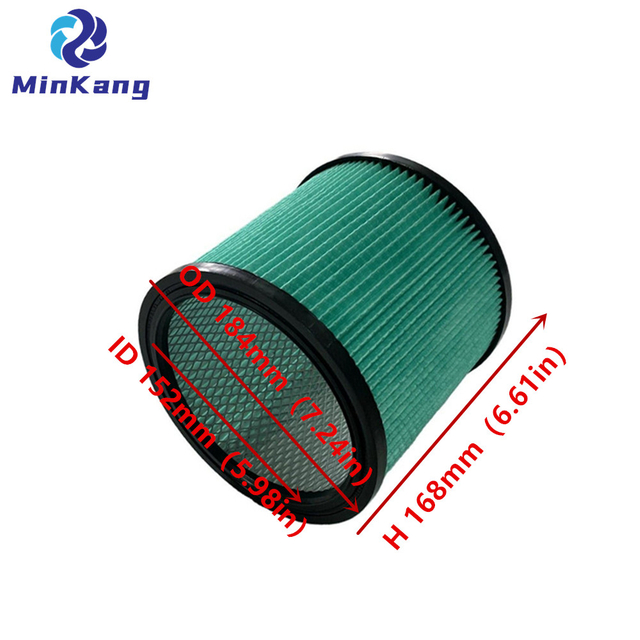 08-2566H HEPA 材料カートリッジフィルターポーターケーブル 6 9 12 16 GAL 掃除機用