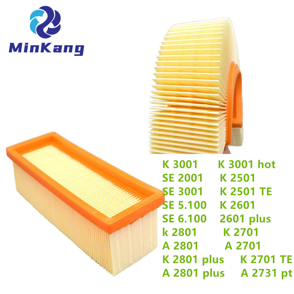 真空 Hepa フィルターケルヒャー SE2001 SE3001 SE5.100 SE6.100 K2801/2701/2601 掃除機フィルター部品 6.414-498.0 64144980