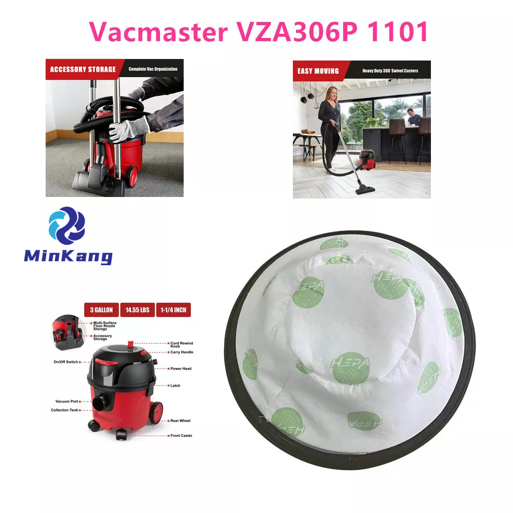 Vacmaster VZA306P 1101 キャニスター真空 3 ガロン掃除機部品用ダストフィルターバッグ