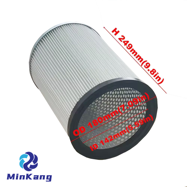 カートリッジ交換プリーツ紙湿式乾式 HEPA フィルターケルヒャー NT50 NT70 NT90 シリーズケルヒャー掃除機