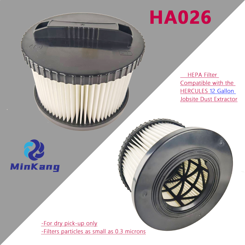 HA026 Hercules WaseThite真空HEPAフィルタークリーニング用の洗濯可能で再利用可能な交換HEPAフィルター