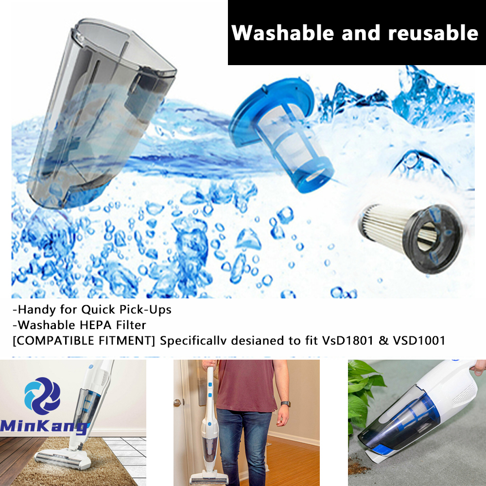 交換HEPAフィルターとバスケット