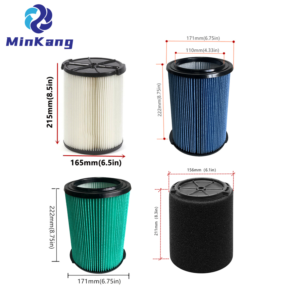 Ridgid WS21200F WS22200F WS23200F WS24200F真空クリーナーフィルター