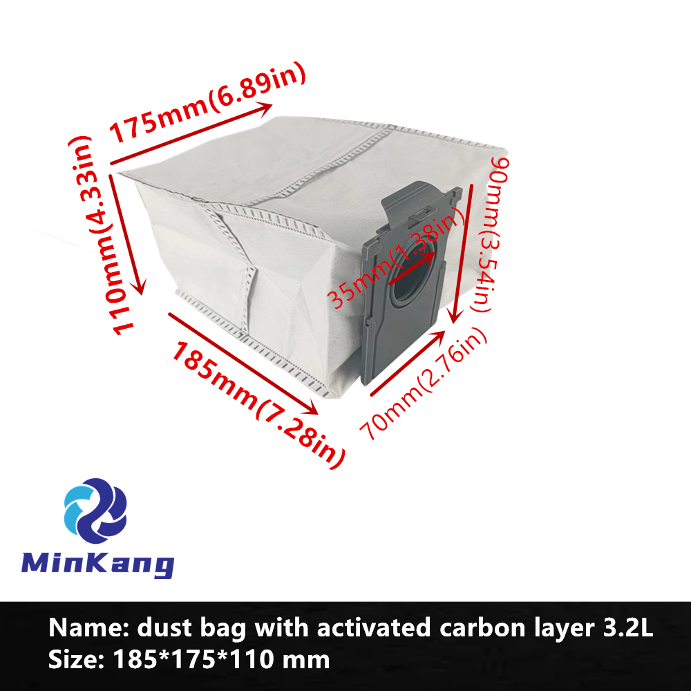  3.2L ダストバッグ掃除機 HEPA フィルターバッグ活性炭層生地夢掃除ロボット X20 プロプラスアクセサリー