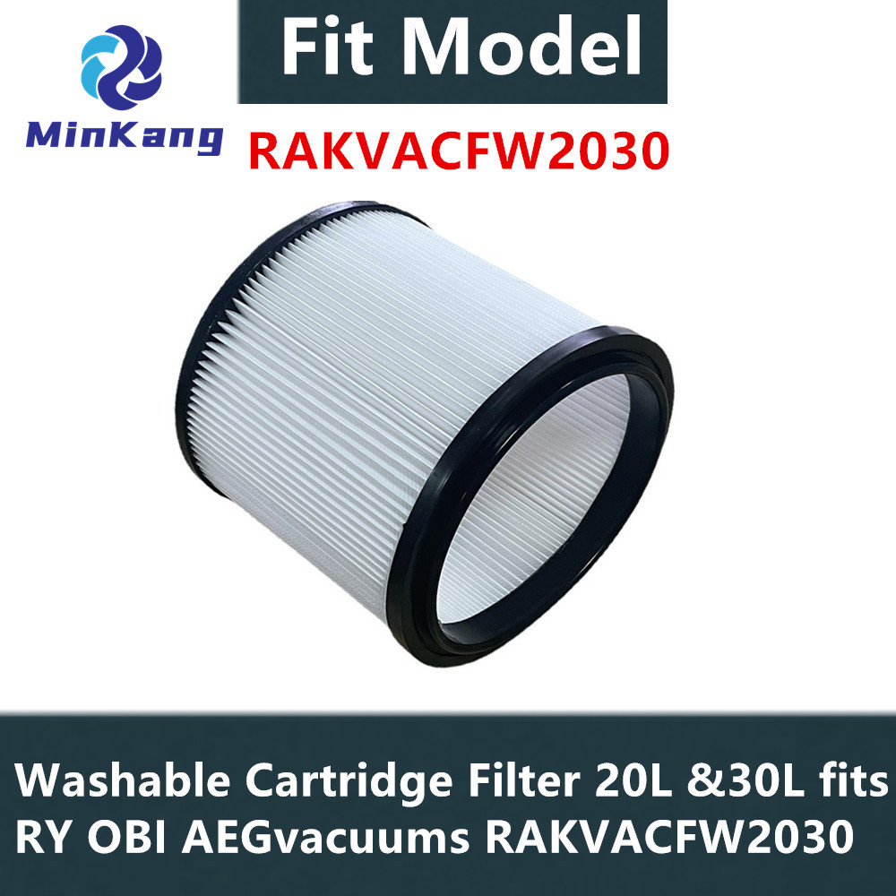 RAKVACFW2030 洗えるカートリッジ真空 HEPA フィルター RYOBI AEG 20L & 30L 掃除機部品用