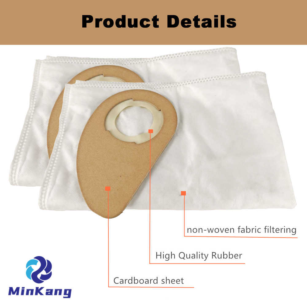 Buddy II - 12 / 18 / 12L / 18L ステンレス掃除機用ダストバッグ、不織布