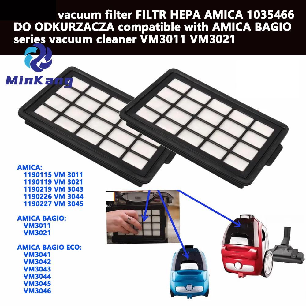 真空フィルターfiltr hepa amica 1035466 do odkurzacza for amica bagio series真空クリーナーvm3011 vm3021