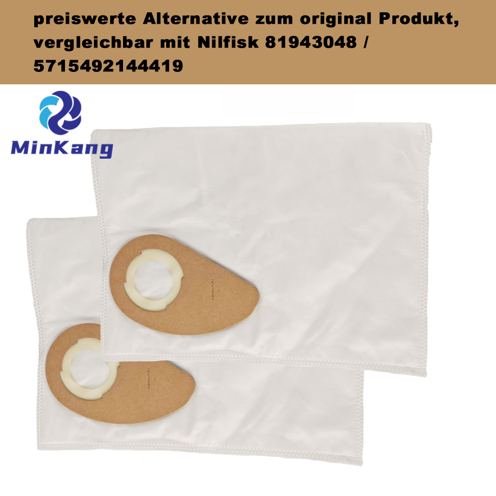 Buddy II - 12 / 18 / 12L / 18L ステンレス掃除機用ダストバッグ、不織布