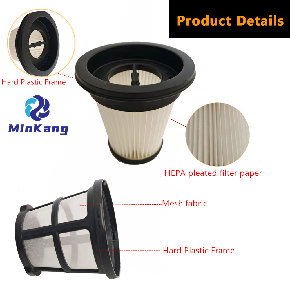 洗浄真空 hepa 紙フィルターとネットカバー STIHL SEA20 ハンドヘルドワイヤレス掃除機フィルタークリーニング