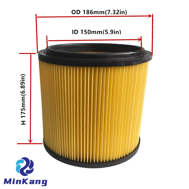 標準カートリッジ真空フィルター HART/Hyper Tough/Shop-Vac&Vacmaster 湿式/乾式掃除機用